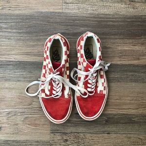 Available until 12/15! Red checkered vans